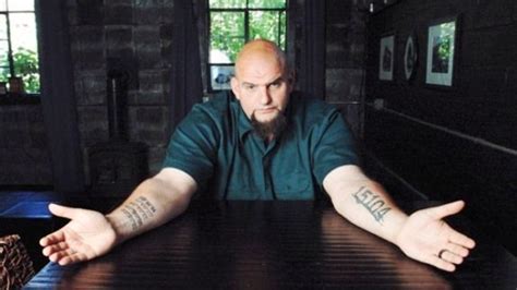 Fetterman, who was elected to his current role in 2018, first made a name for himself as mayor of Braddock, a western Pennsylvania town hollowed out by the collapse of the steel industry. . John fetterman tattoo right arm